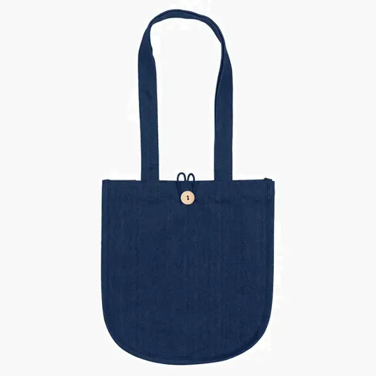 MB™ Denim Tote with Screen Print — view 2