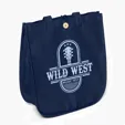 Dan Denim Tote with Screen Print — view 3